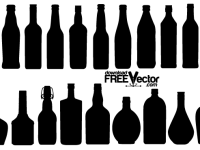 Free-Vector-Collection-Bottle-Silhouettes