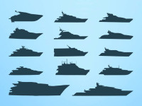 Vector-Boats-Silhouettes