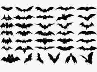 Vector-Set-of-Halloween-Bat-Silhouette