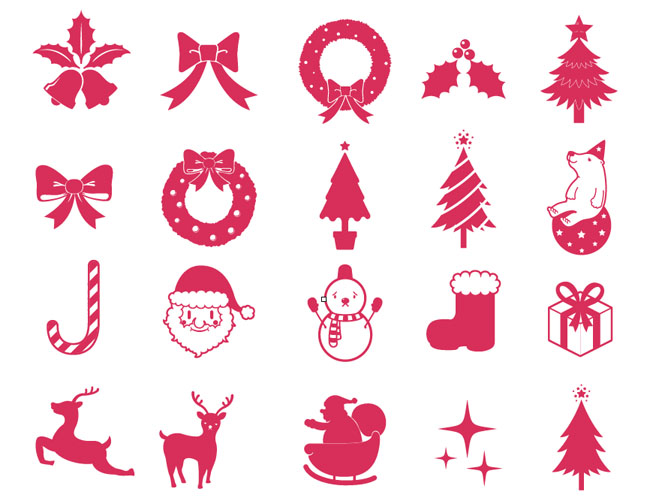 christmas-elements-vector-collection-free-vector-site-download-free