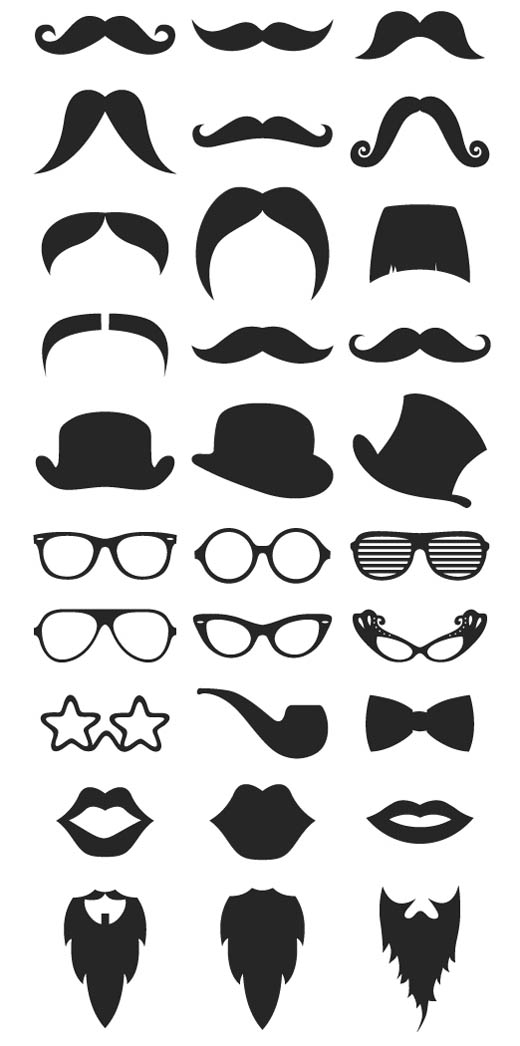 Free-Vector-Hipster-Stock-Mustache-Beard-RayBan-Glasses