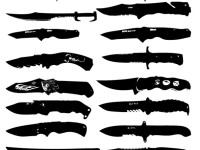 Free-Vector-Knife-Silhouettes-Pack