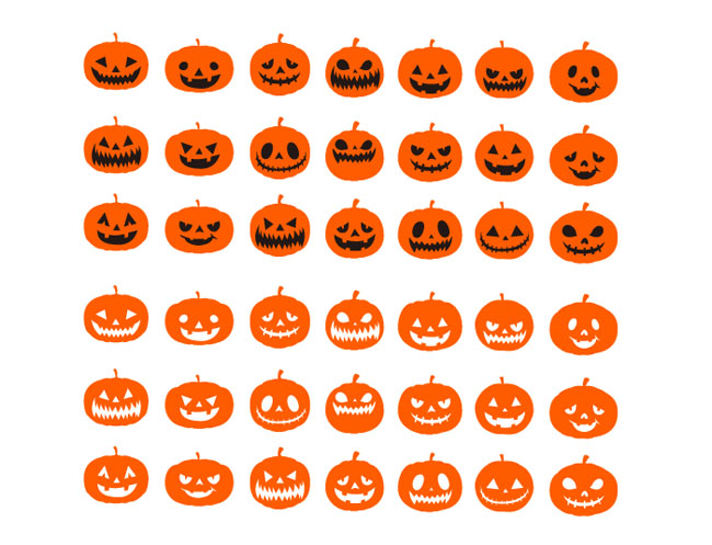 Halloween-pumpkins-expressions