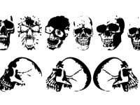 Realistic-Skulls-Silhouette