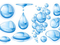 Blue-Water-Drops
