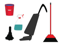 Cleaning-The-House-Vector