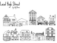 Free-Hand-Drawn-High-Street-Shops-Vector