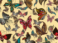 Free-Vector-butterflies-seamless-pattern