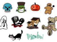 10-Halloween-Stickers-Set