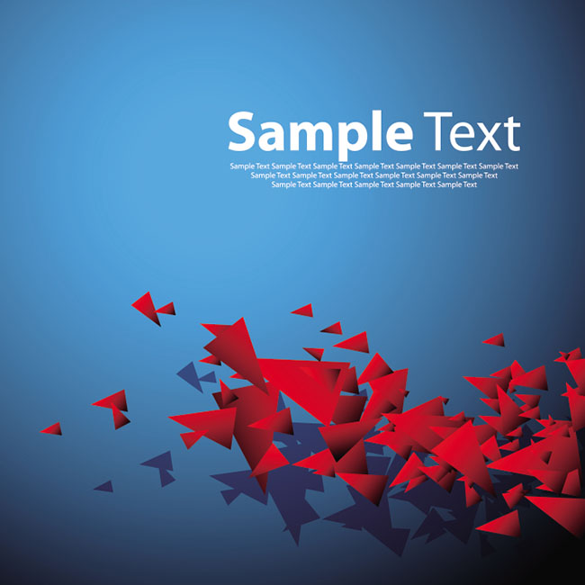 Red-blue-triangular-shapes-background