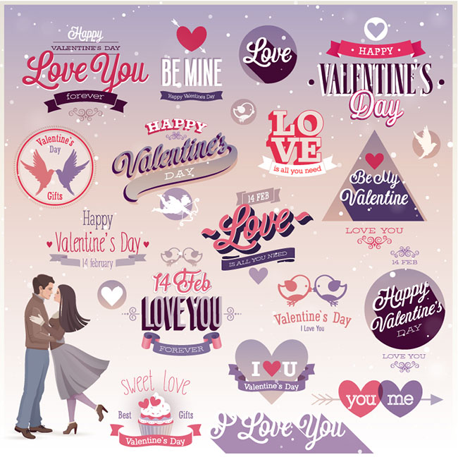 Romantic-Valentine-s-UI-Elements-Vector-Set