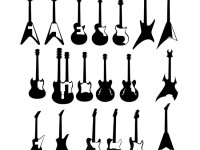 Guitar-types-vector-illustration