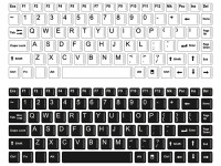 Notebook-Keyboard-vector