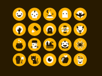 20-Circle-Flat-Design-Halloween-Icons