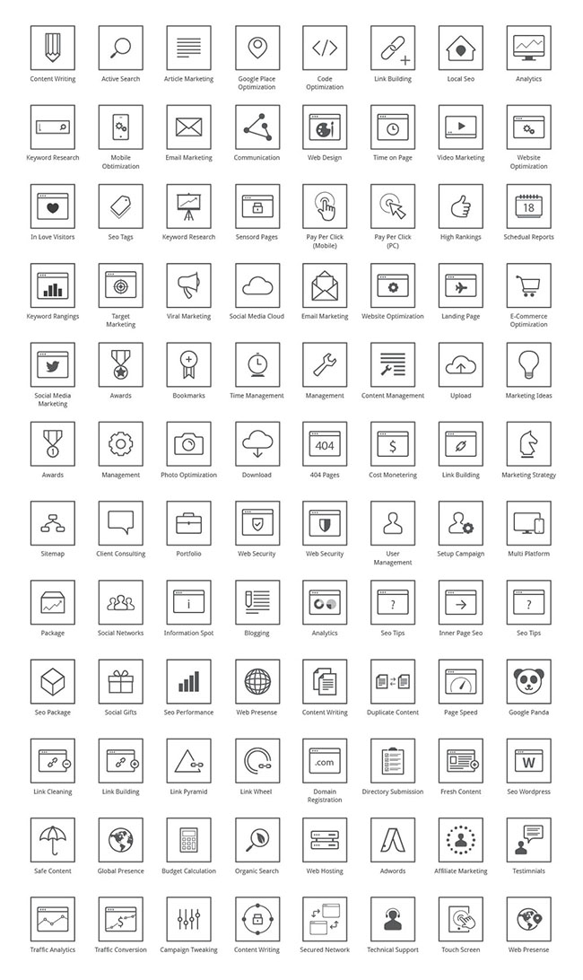 96-Free-Seo-Icons