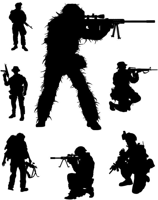 Army-Silhouettes