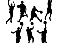 Basketball-silhouettes