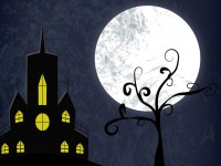 Free-vector-halloween-haunted-house