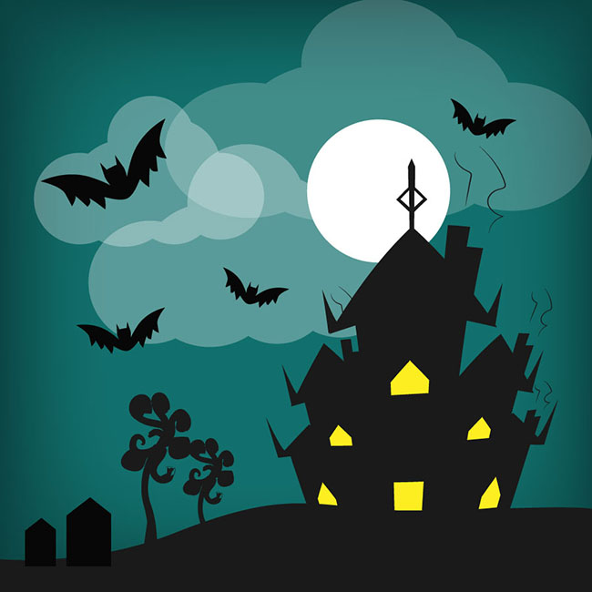 Halloween-Haunted-House-Vector-Design