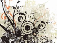Black-Flowers-Swirls-Vector-Illustration