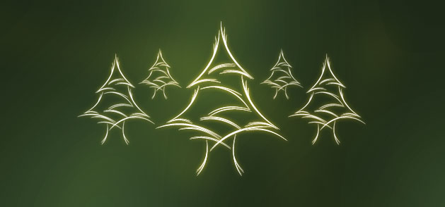 Christmas-Glowing-Trees-Vector