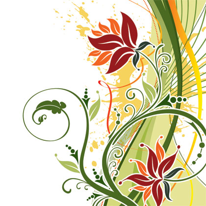 Fashion-Floral-Background-Vector-Illustration