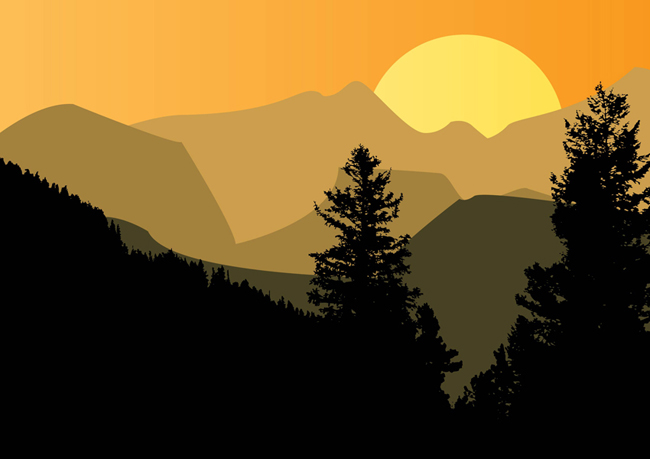 Mountain-Sunset