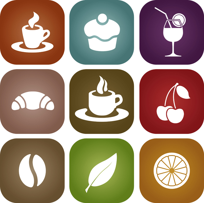 Simple-Food-Icon-Vector-Material