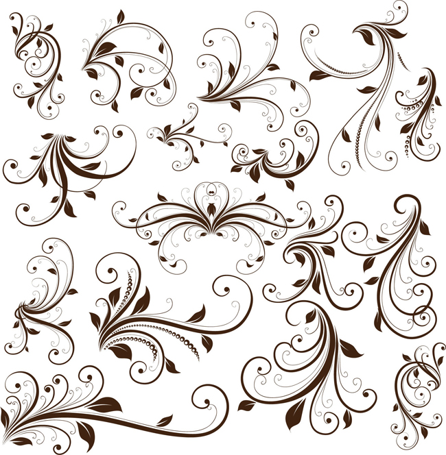 Swirl-Floral-Decorative-Element-Vector-Graphic