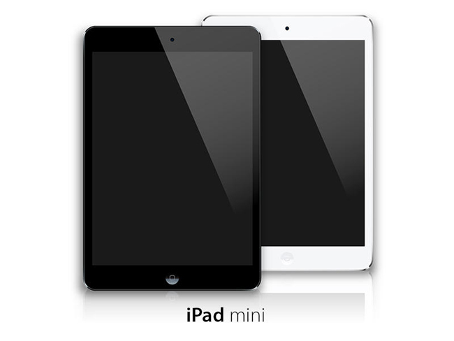 Black-and-White-iPad-Mini-Vector