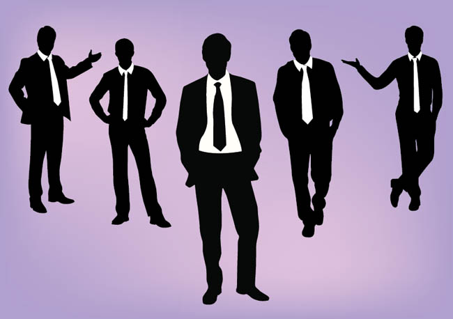 Business-People-Silhouette-Vector