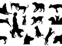 Dog-silhouettes