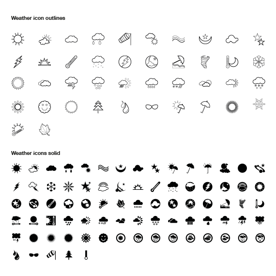 Free-Weather-Vector-Icon-Pack