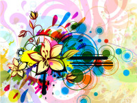 Colorful-floral-background-Vector