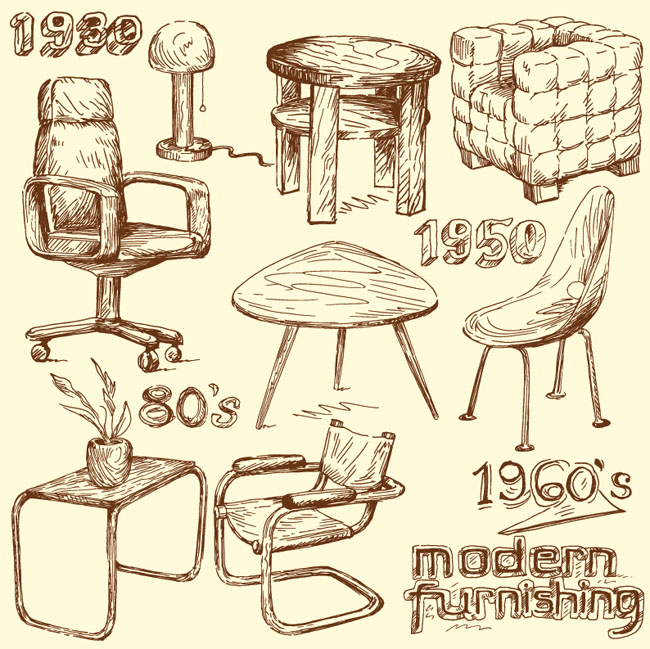 Handmade-modern-home-furniture-doodles