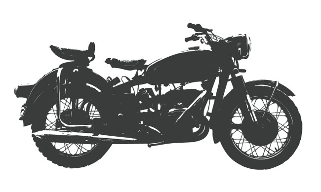 Download Vintage Bike silhouettes vector - Free Vector Site | Download Free Vector Art, Graphics