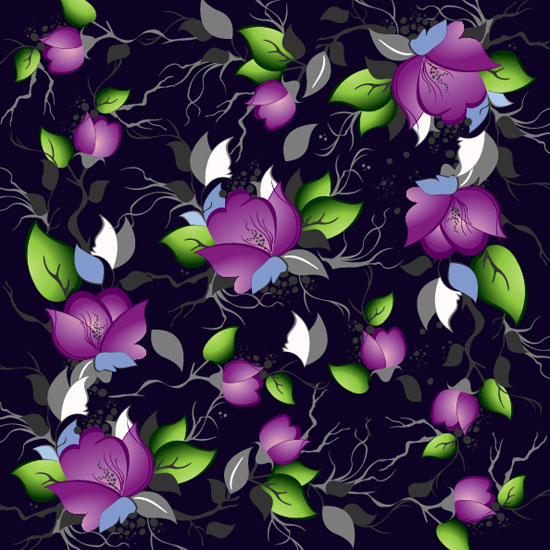 Elegance-Floral-Pattern-Vector-Background