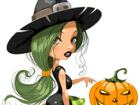 Pretty-Witch-with-Halloween