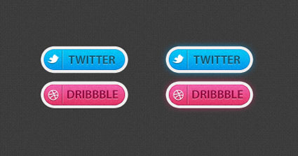 Twitter-and-Dribbble-Social-Buttons