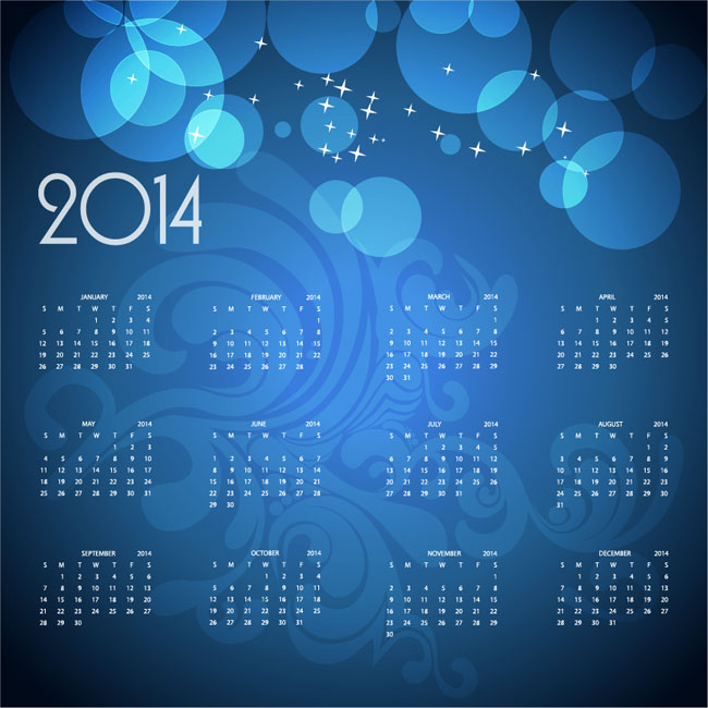 Calendar-2014-Vector