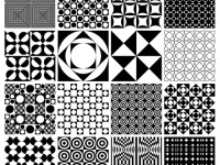 Monochrome-Panton-Patterns