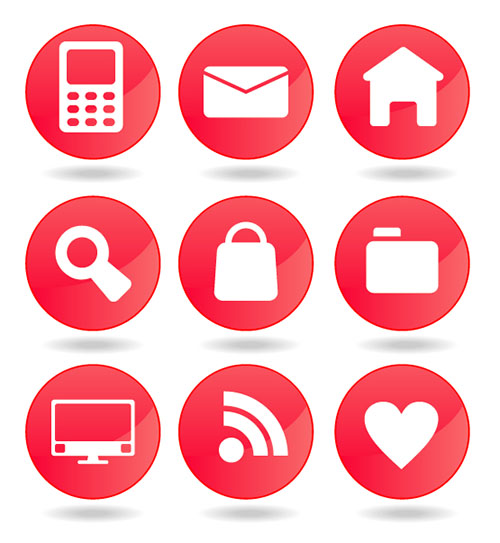Red-web-icons