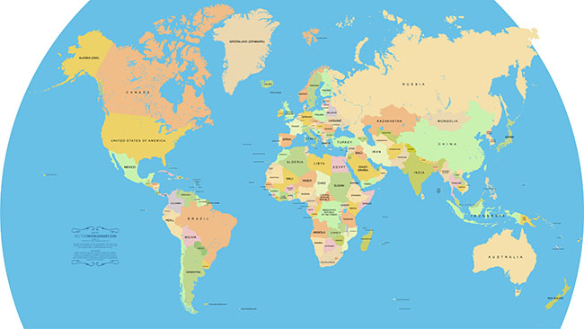 Accurate-Vector-World-Map