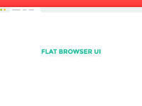 Flat-Browser-UI-Freebie