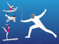 Olympic-fencing-gymnastics