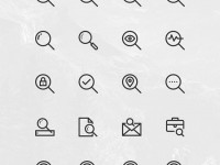 20-Free-Search-Vector-Line-Icons