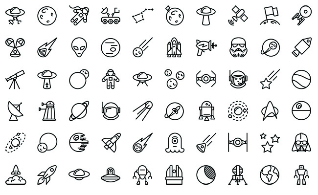 60-free-space-line-icons-for-iOS